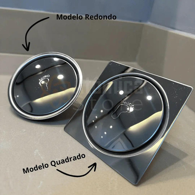 Ralo Inteligente Inox - Veda Cheiro e Impede Insetos (Economize até 20% na compra de 2)