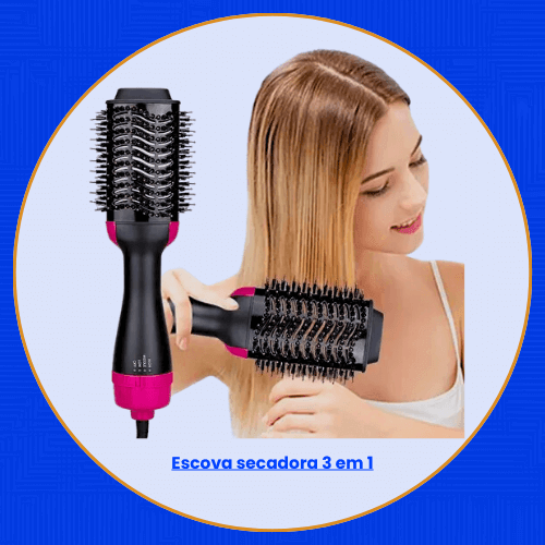 Escova TurboBrush® - 3 funções em 1