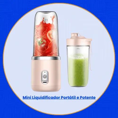 Mini Liquidificador Potente e Portátil - FitShake 400ml - (Brinde Exclusivo)!