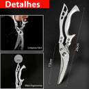 Tesoura Para Cozinha Inoxidável no Material, Irresistível no Corte - ChefCut